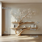 Handmade Tree Bookcase Bookcase Home Decor Gifts, solid wood, built to order