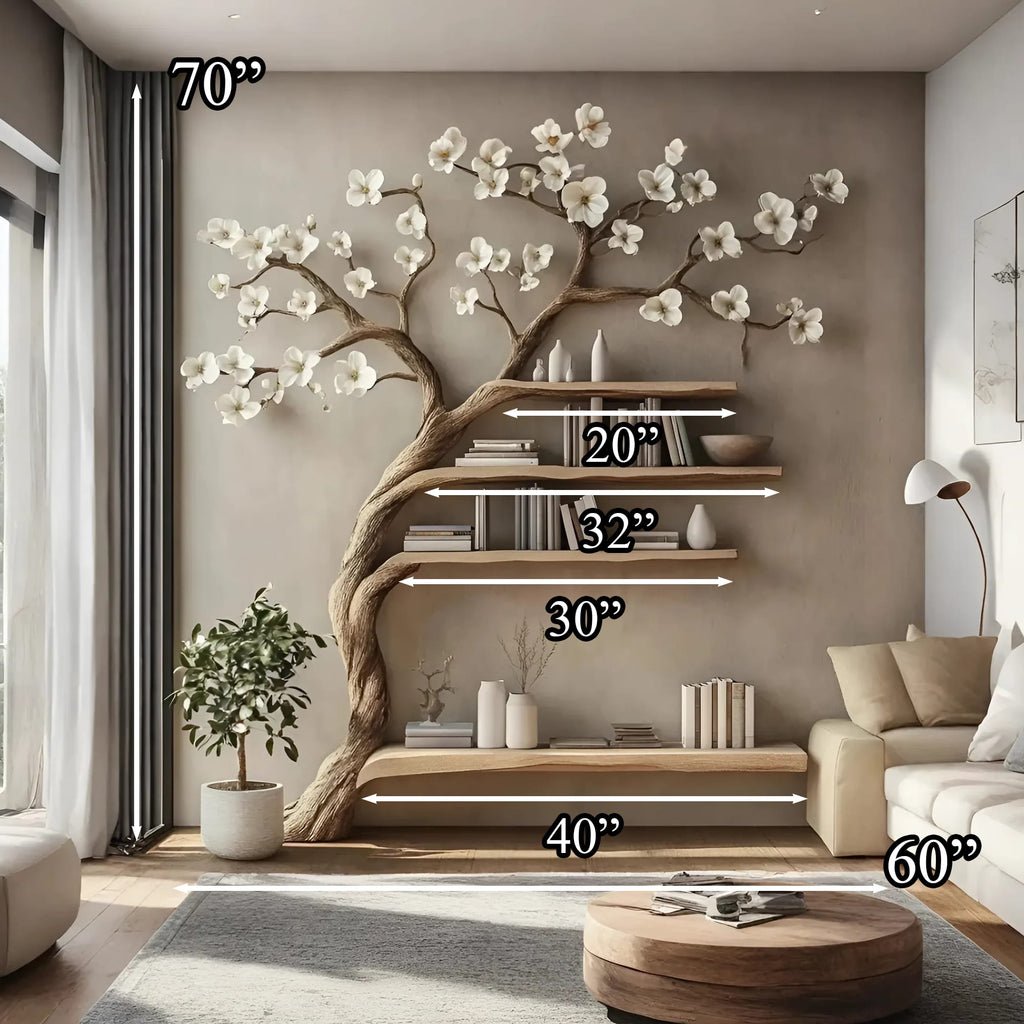 Handmade Book Shelf Classic Design Decor Official, solid wood, built to order