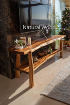 Live Edge Mid Century TV Cabinet