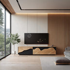 Solid Entertainment Storage TV Cabinet