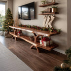 Modern Live Edge Credenza TV Cabinet