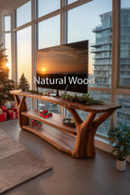 Live Edge Entertainment Mid Century TV Cabinet