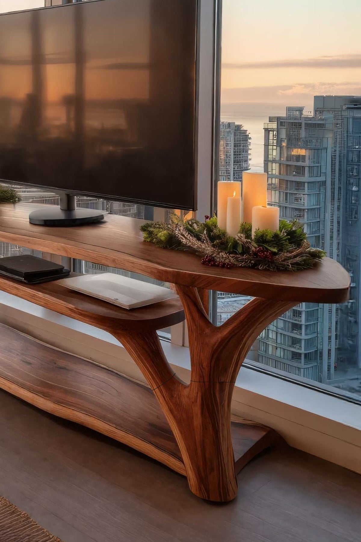 Live Edge Sideboard TV Cabinet