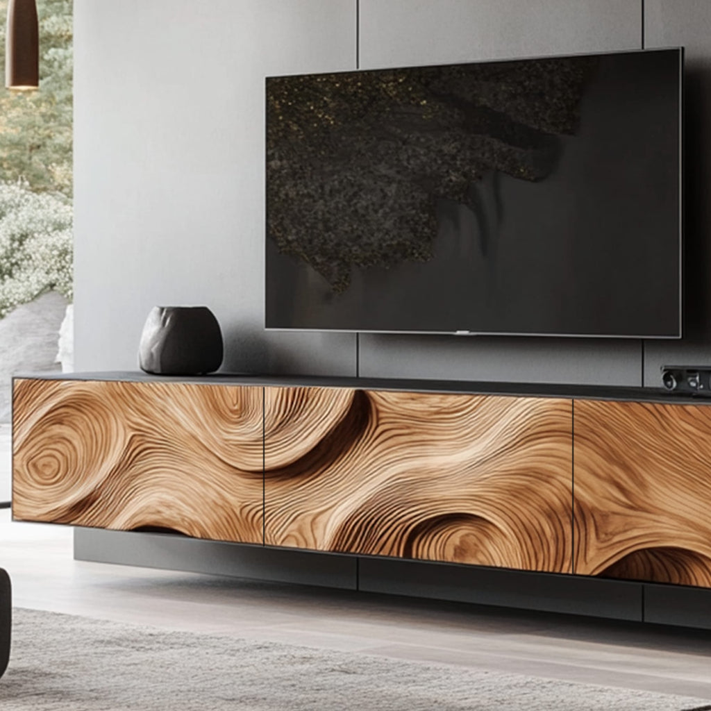 Handcrafted Console Cabinet, solid wood, built to order