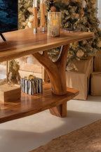 Live Edge Sofa Solid TV Cabinet