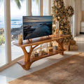 Live Edge Sofa Solid TV Cabinet