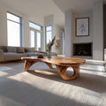 Farmhouse Live Edge Coffee Table, solid wood, built to order