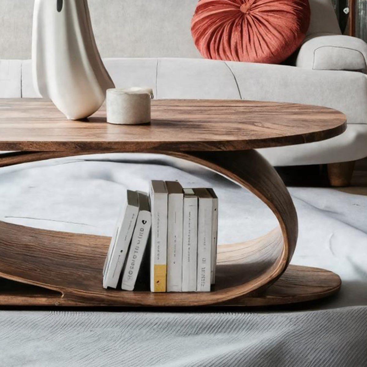 Solid Center Coffee Table
