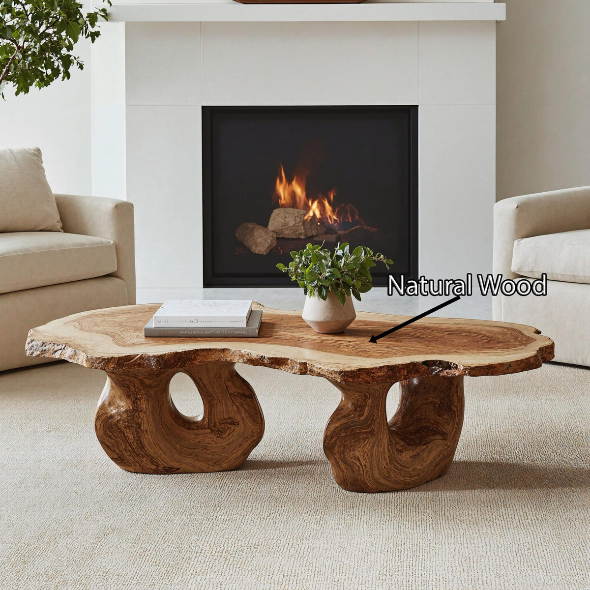Minimalist Coffee Table, solid wood, built to order