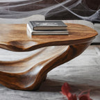 Live Edge Solid Slab Coffee Table
