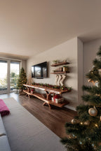 Modern Live Edge Credenza TV Cabinet