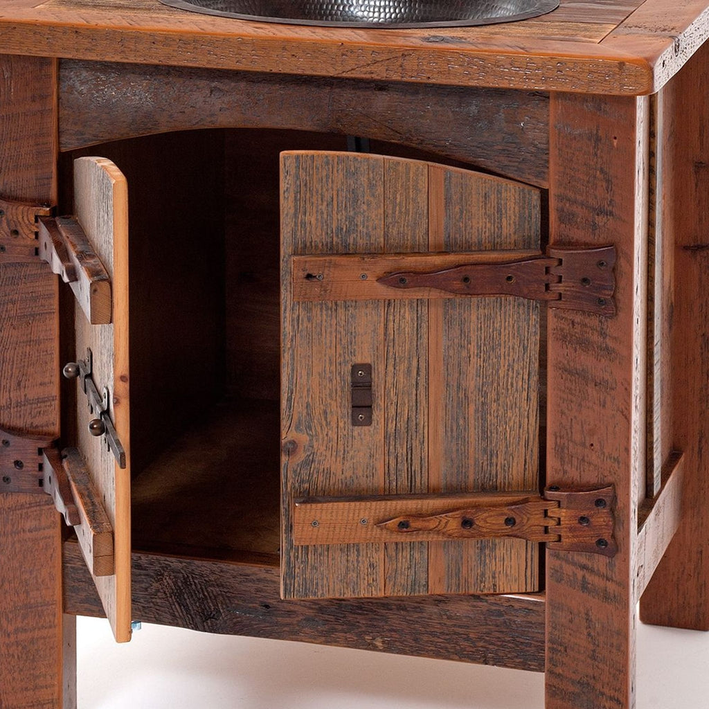 Bathroom Sink Vanity Table Mid Century, solid wood, built to order