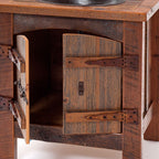 Bathroom Sink Vanity Table Mid Century, solid wood, built to order