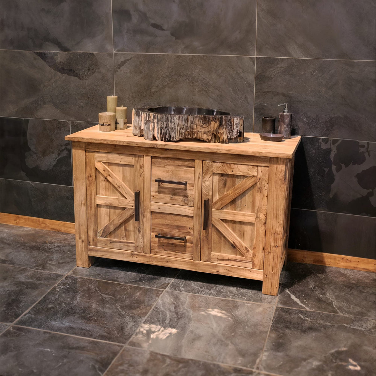 Bathroom Sink Vanity Table, solid wood, built to order