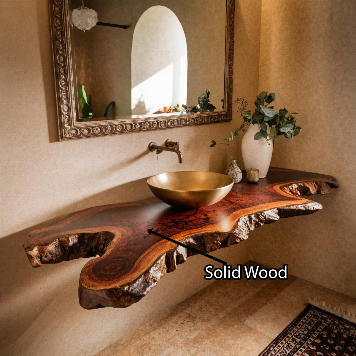 Floating Solid Under-sink Vanity