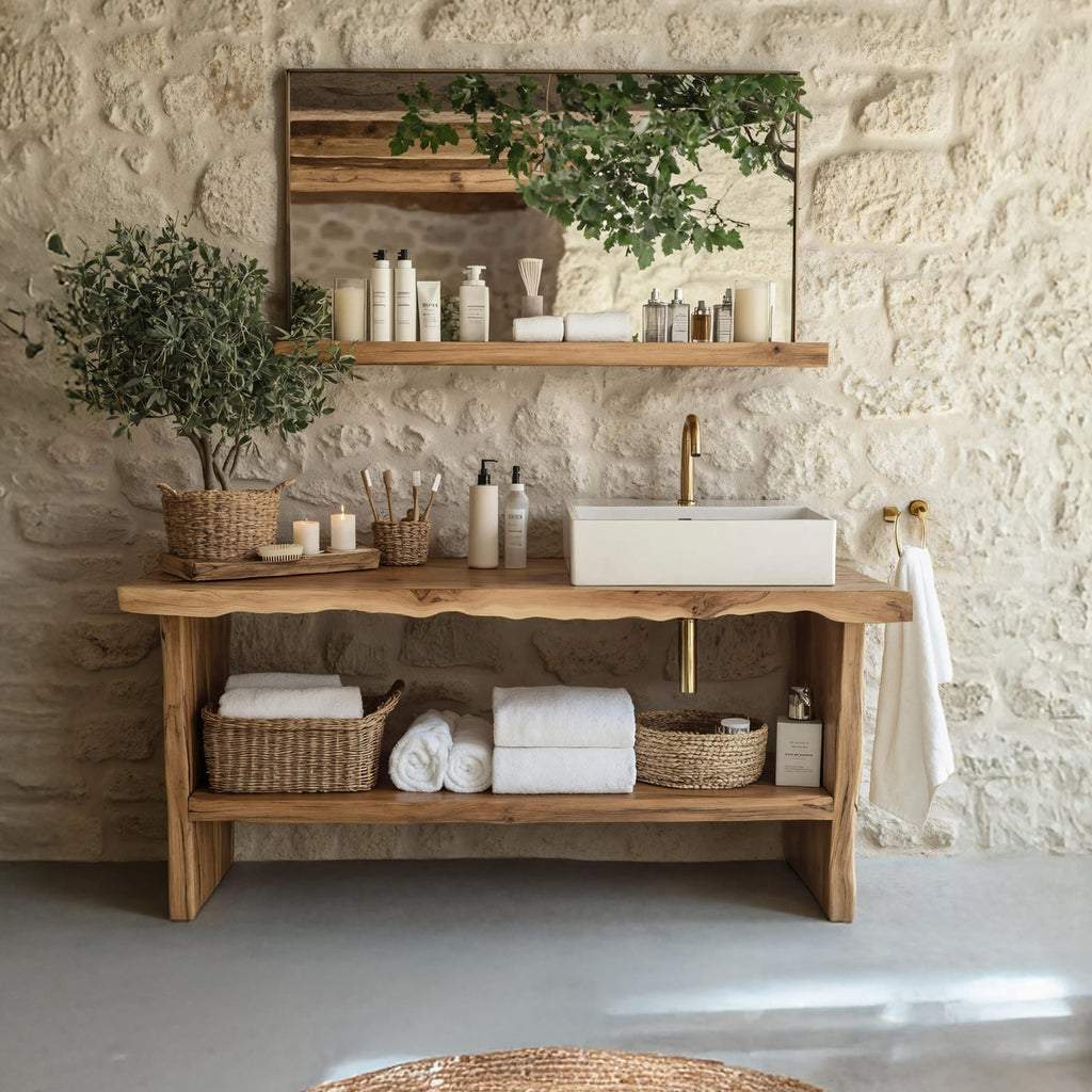 Live Edge Bathroom Organic Vanity