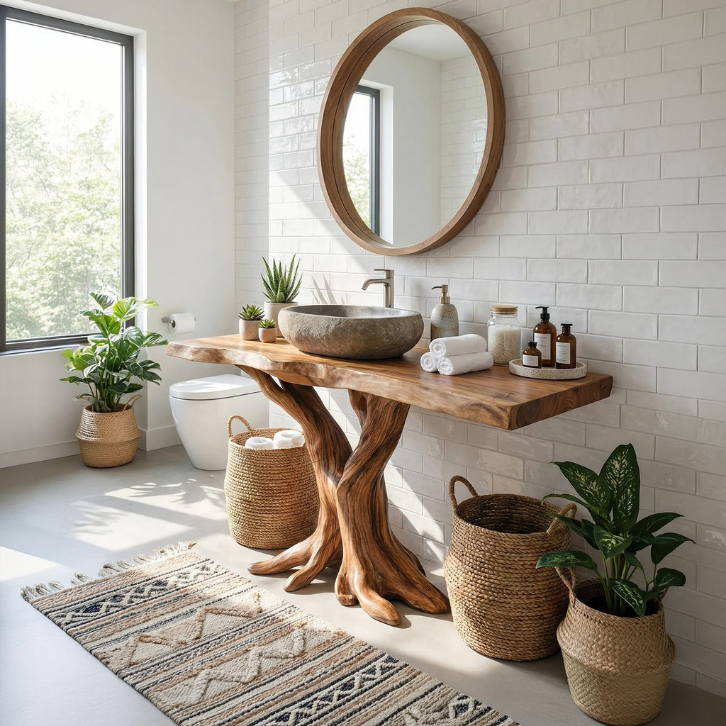 Live Edge Washbasin Vanity