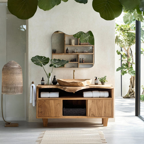 Rustic Bathroom Vanity, solid wood, built to order