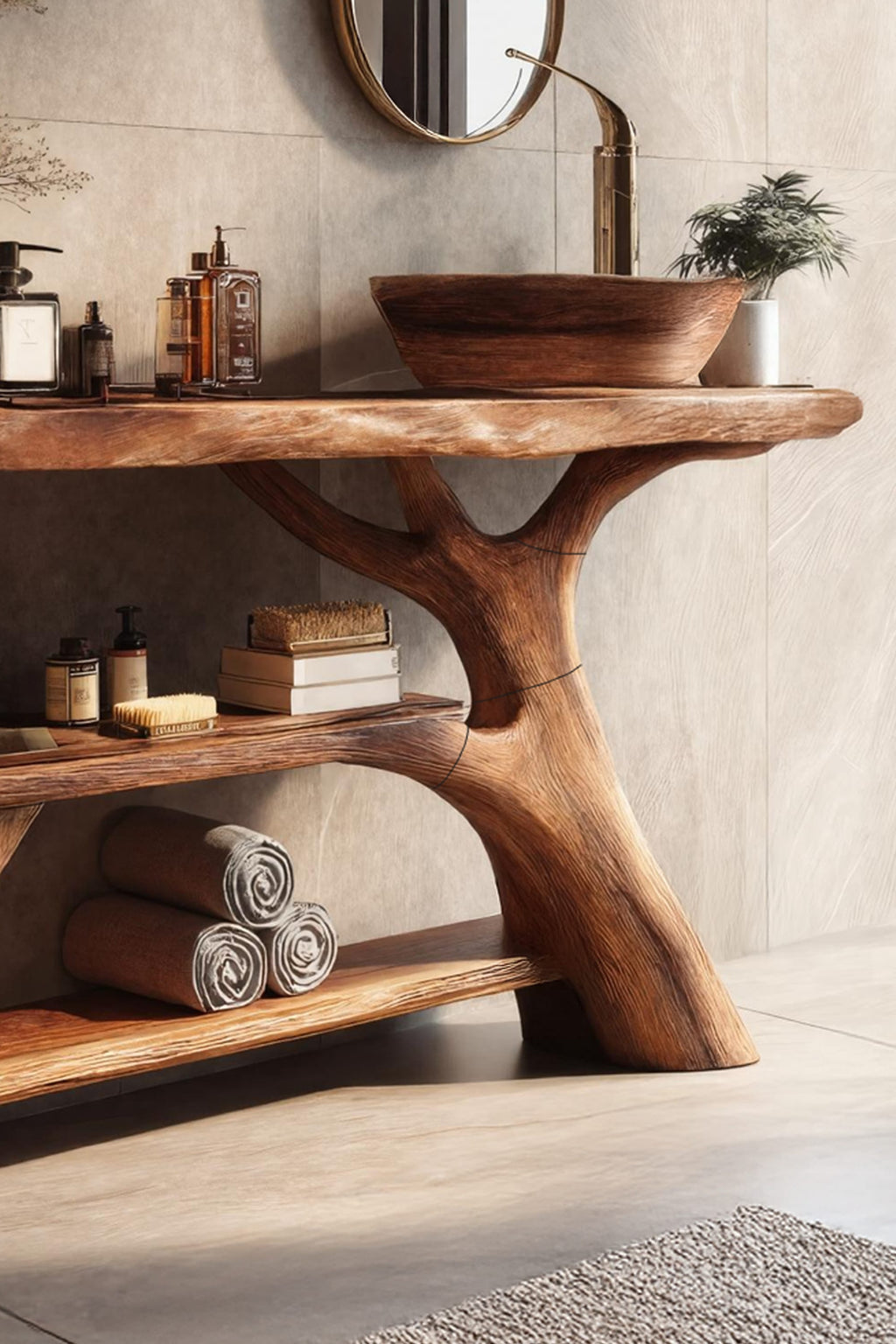 Mid Century Modern Remodel Vanity