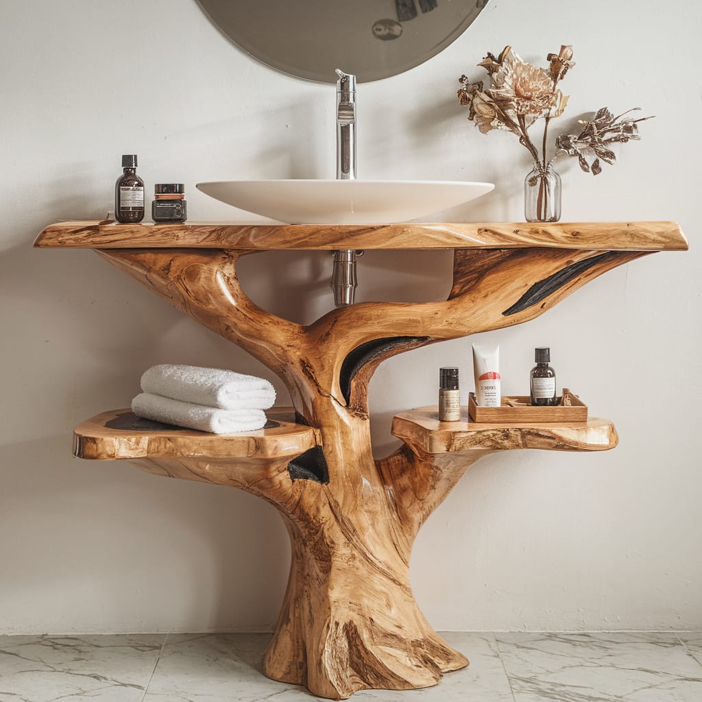 Handcraft Bathroom Vanity Bathroom, solid wood, built to order