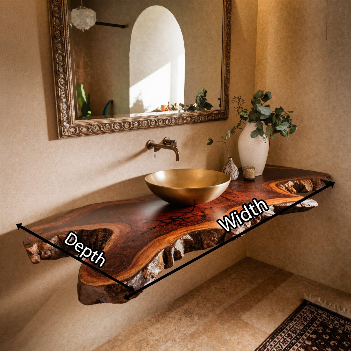 Floating Solid Under-sink Vanity