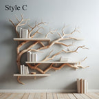 Tree Branch Shelves Driftwood Wall Mounted Floating Shelf, solid wood, built to order
