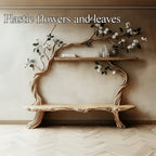 Wall Bookshelf Tree Shelf Rustic Design Home Gift Her, solid wood, built to order