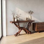 Rustic Console Table Living Room and Hallway, solid wood, built to order