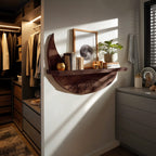 Mount Live Edge Wall Shelf
