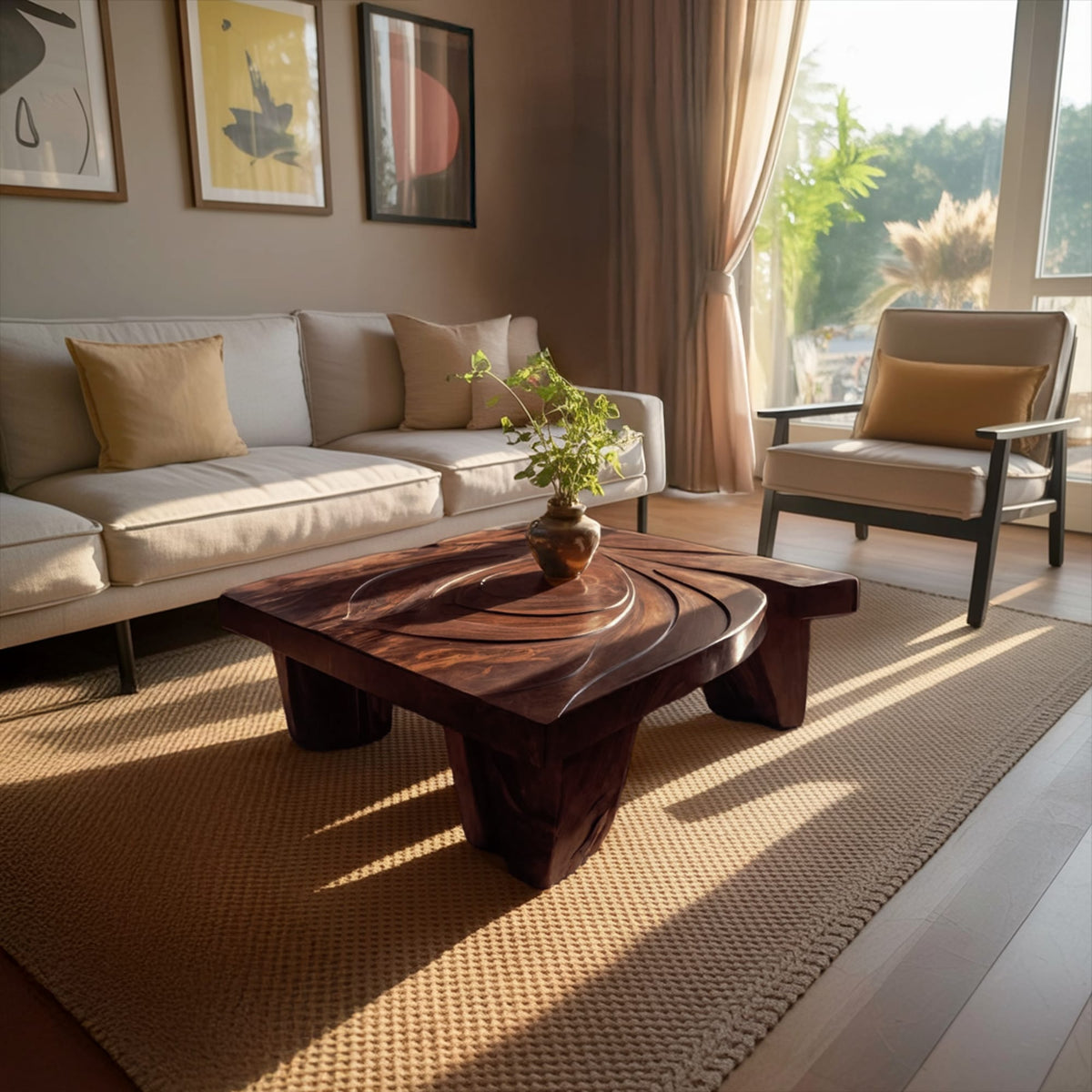 Mid Century Abstract Coffee Table