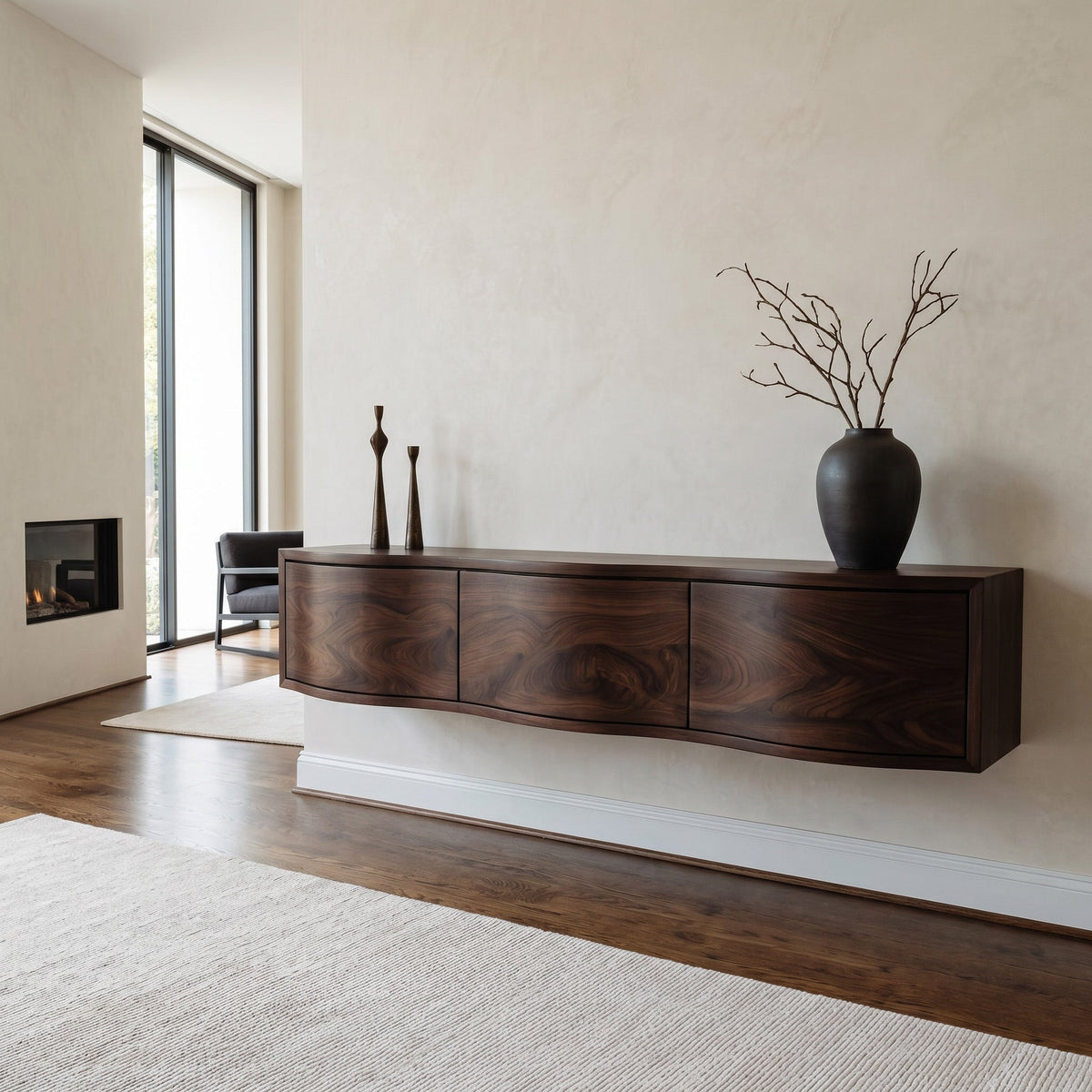Modern Floating Entertainment TV Cabinet