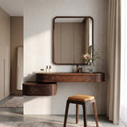 Modern Floating Makeup Vanity