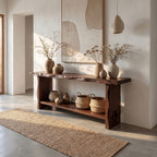 Live Edge Dining Console Table