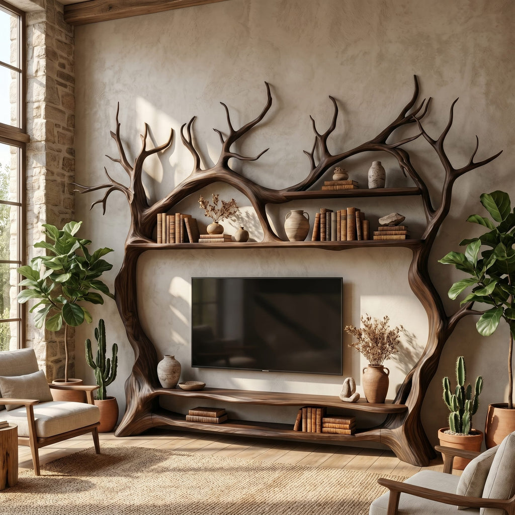 Decorative Tree TV Cabinet