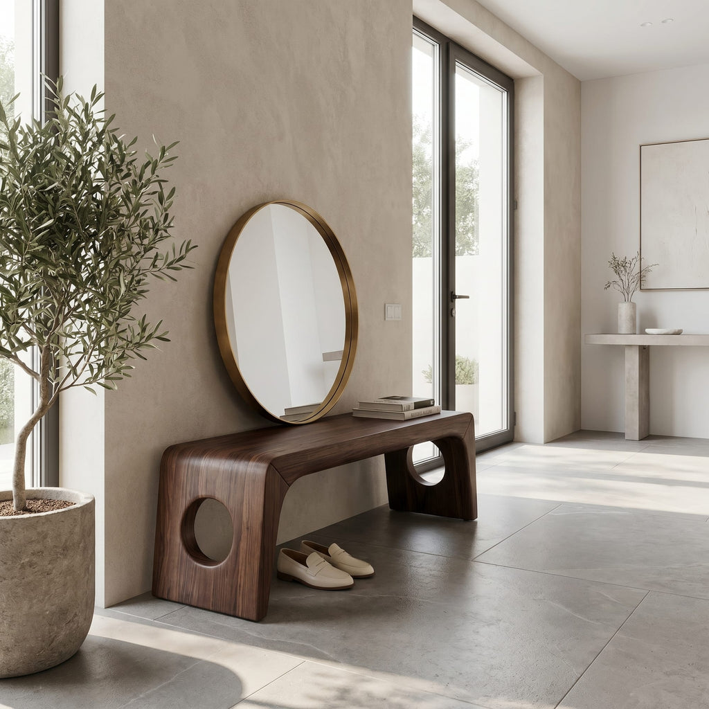 Sculptural Minimal Bench