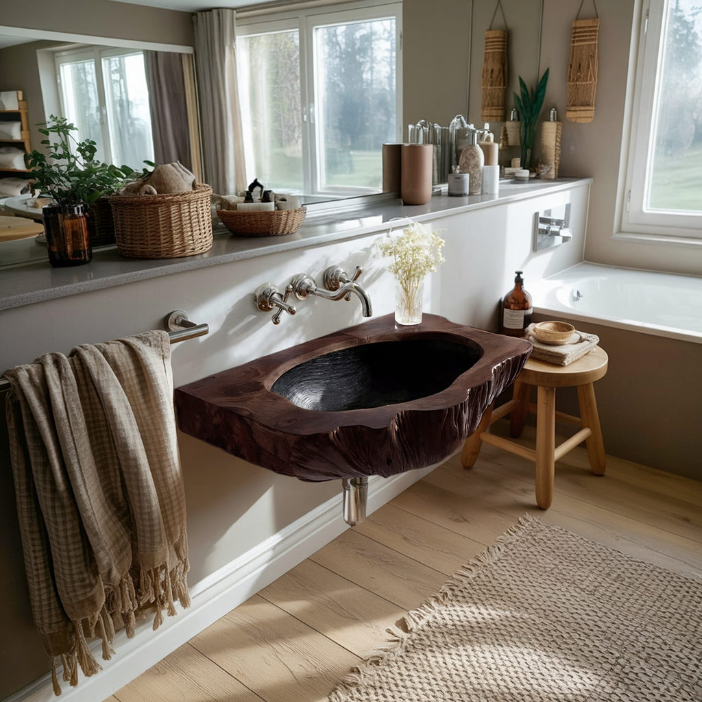 Mid Century Floating Wash Vanity