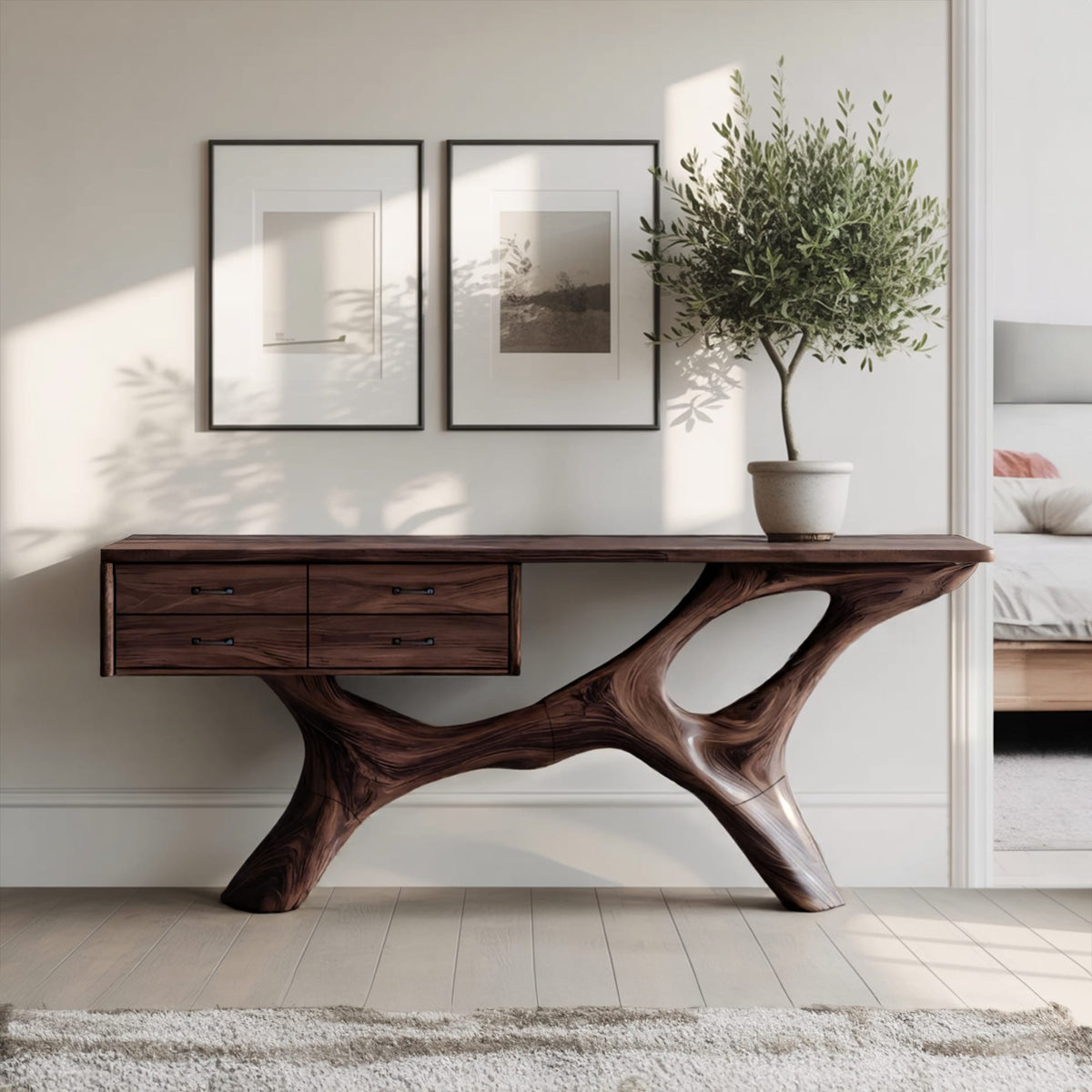 Live Edge Dressing Vanity