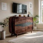 Live Edge Media Solid TV Cabinet