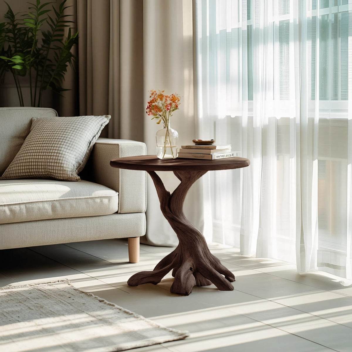 Solid Slab Nightstand