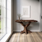 Live Edge Solid Sofa Console Table