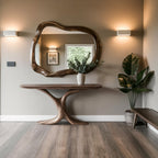 Live Edge Solid Entryway Console Table