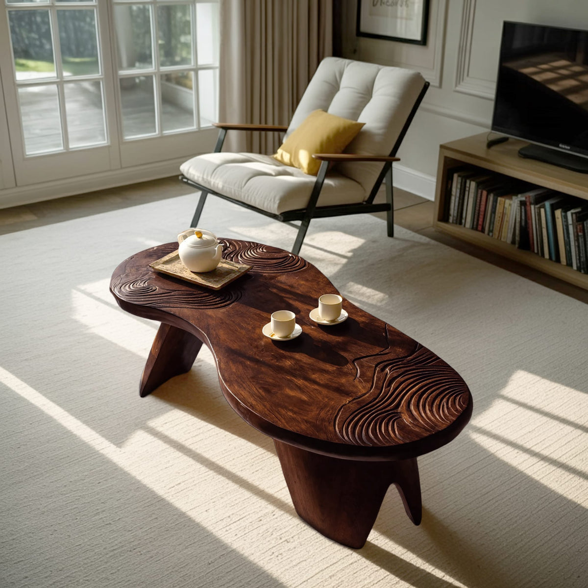 Irregular Live Edge Coffee Table