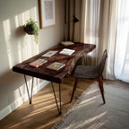 Live Edge Computer Modern Desk