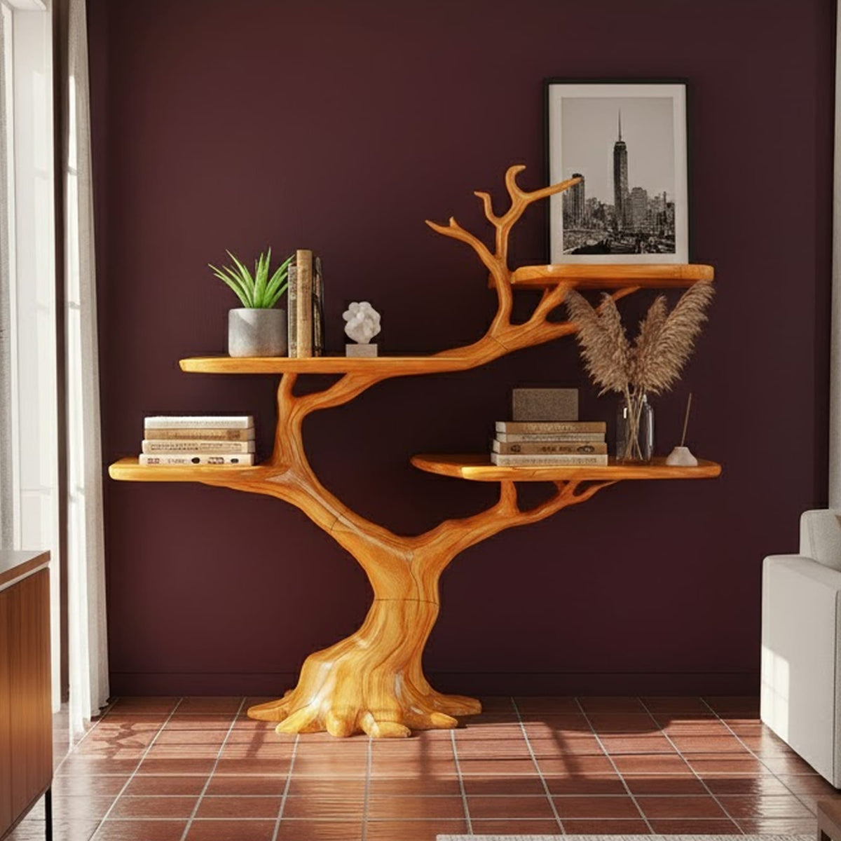 Sculptural Unit Tree Bookshelf