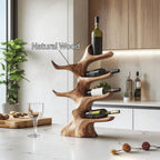 Mid Century Wine Stand, solid wood, built to order