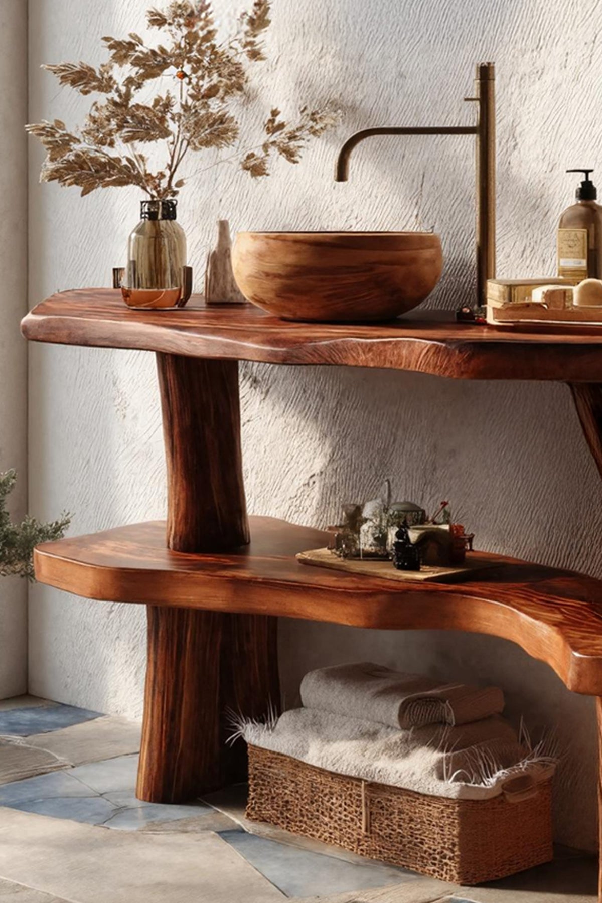 Live Edge Modern Remodel Vanity