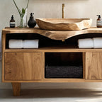 Rustic Bathroom Vanity, solid wood, built to order