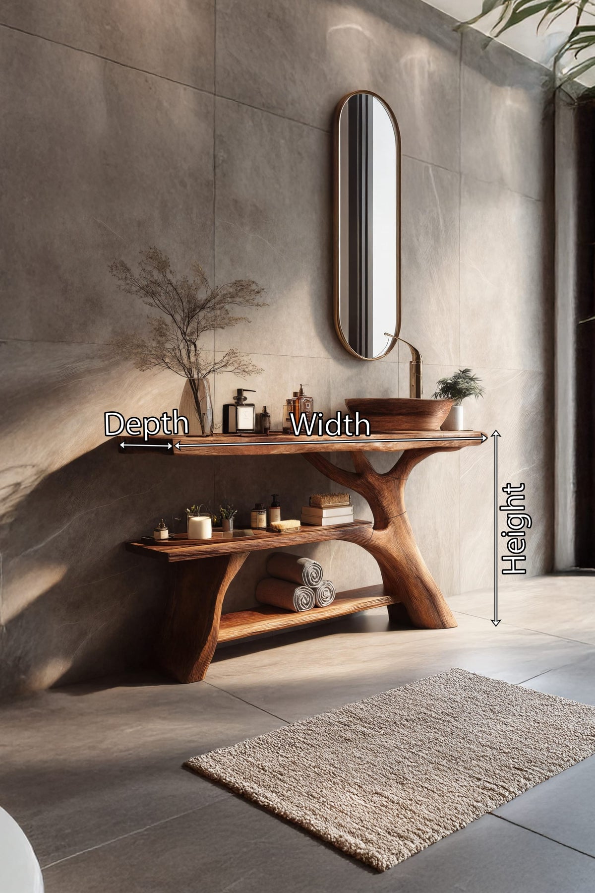 Mid Century Modern Remodel Vanity