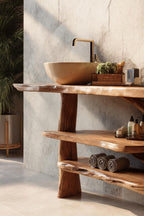 Live Edge Solid Remodel Vanity