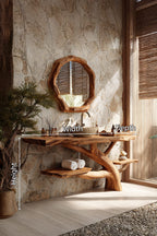 Live Edge Bathroom Solid Vanity